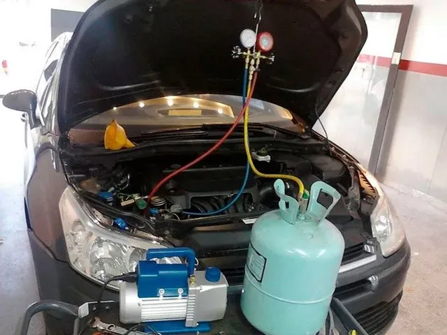 Trabajo de aire acondicionado automotriz 4